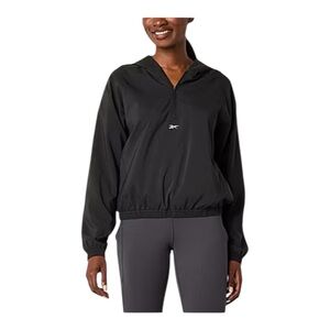 Reebok Black Quarter-Zip Lightweight Windbreaker size XXL
Pit to Pit 28”